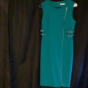 Like new Calvin Klein Teal Dress!